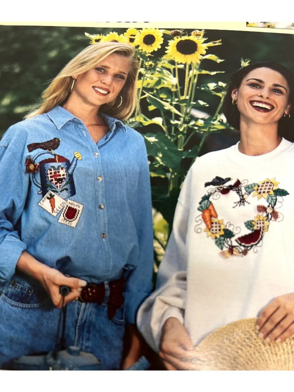 Buttoned-Up Holiday & Everyday Cross-Stitch Patterns For Clothing & Home Décor
